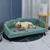 Dog bed pet sofa luxury dog ​​bed bed modern design green 98x60x35 cm