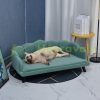 Dog bed pet sofa luxury dog ​​bed bed modern design green 98x60x35 cm