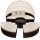 Polirattan luxury sofa with parasol and cushions Ø185 cm furniture set brown-beige