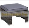 Polirattan luxury sofa with awning 215x75x64 cm garden seating set