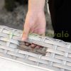 3-piece garden furniture set, garden lounge, garden seating set, PE-rattan weatherproof gray-beige