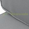 7-piece polyrattan garden furniture set, garden set, seating set with footrest, seat cushions, gray