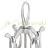 5-piece fireplace equipment silver fireplace tools made of metal fireplace tools with stand