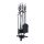 5-piece fireplace equipment black and silver fireplace tools made of metal fireplace tools with stand