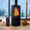 4 Piece Fireplace Set Modern Black Fireplace Tools Metal Fireplace Tools With Stand
