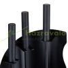 4 Piece Fireplace Set Modern Black Fireplace Tools Metal Fireplace Tools With Stand