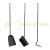 4-piece fireplace equipment black fireplace tools metal fireplace tools with stand