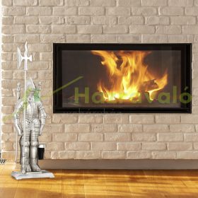   4 részes kandallófelszerelés lovag öntöttvas kandallóeszközök kandallószerszámok állvánnyal