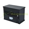 Electric fireplace classic black 34x17x25 cm with halogen lamp flame effect