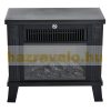 Electric fireplace 34x17x31 cm freestanding display fireplace black