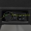 Electric fireplace with realistic fire effect, overheating protection and quiet operation, 1800W black