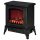 Freestanding electric fireplace 36.5 x 24 x 45.5 cm with flame effect 2 heating modes 1000W/2000W black