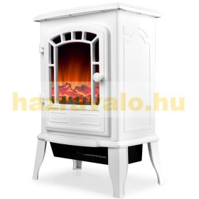   Elektromos kandalló 39x24x56 cm szabadon álló látványkandalló fehér
