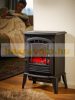 Electric fireplace 39x24x56 cm freestanding display fireplace black