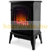 Electric fireplace 39x24x56 cm freestanding display fireplace black