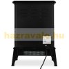 Electric fireplace 39x24x56 cm freestanding display fireplace black