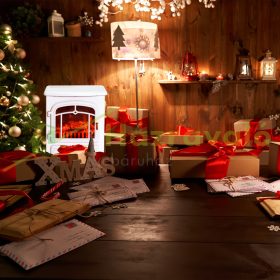   Elektromos kandalló tűzhatással 41x28x54 cm 950/1850W fehér