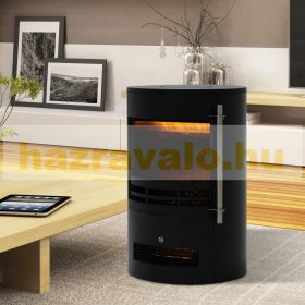   Elektromos kandalló 41x41x64 cm LED szabadon álló látványkandalló lánghatással