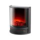 Electric fireplace 42x50x21 cm free-standing display fireplace black