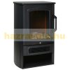 Electric fireplace 44x32x74 cm free-standing display fireplace black