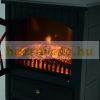 Electric fireplace 45x28x54 cm freestanding display fireplace black