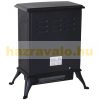 Electric fireplace 45x28x54 cm freestanding display fireplace black