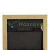 Electric fireplace 48.2 x 18.5 x 59.2 cm standing fireplace, 1000/2000W gold 