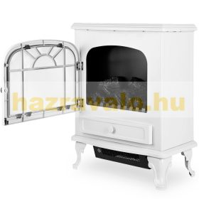   Elektromos kandalló 50x28x60 cm szabadon álló látványkandalló fehér