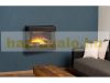 Electric fireplace 60x50x30 cm nostalgic wall-mounted visual fireplace 3D flame effect