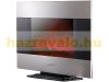 Electric fireplace 90x61x27 cm free-standing and wall-mounted display fireplace