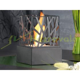   Bioetanol kandalló 20x20x29 cm füstmentes kültéri asztali kandalló modern asztali dekoráció