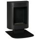 Bioethanol fireplace 46.5x53x65 cm 1.5 l smoke-free free-standing bio fireplace indoor and outdoor 