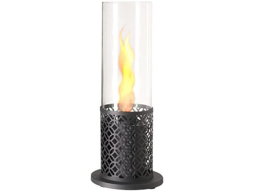 Bioethanol fireplace 50x20x20 cm smoke-free circular table bio-fireplace bio-ethanol decorative fire