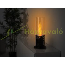   Bioetanol kandalló 50x20x20 cm füstmentes kör alakú asztali biokandalló bio-etanol dekoratív tűz