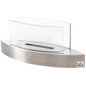   Bioetanol kandalló 60x20x24 cm 0,6l füstmentes asztali biokandalló