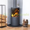 Fireplace Fan Silver Stove Fan Heat Powered 4 Blade Fireplace Fan