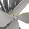 Fireplace Fan Silver Stove Fan Heat Powered 4 Blade Fireplace Fan