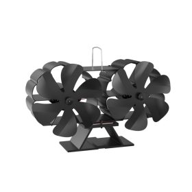   12 lapátos kandalló ventilátor 60-350°C között hővel hajtott kályha ventilátor termoelektromos ventilátor