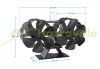 12 blade fireplace fan between 60-350°C heat driven stove fan thermoelectric fan