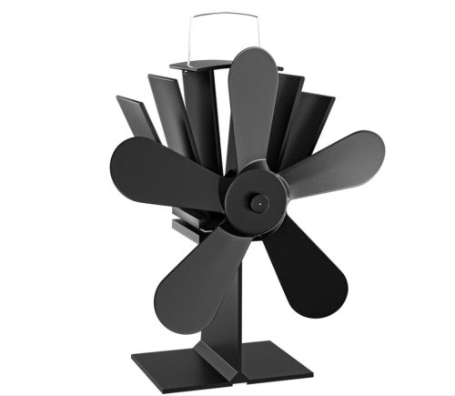 5-blade fireplace fan between 70-350°C heat-driven stove fan thermoelectric fan