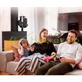   3 lapátos kandalló ventilátor 60-350°C között hővel hajtott kályha ventilátor termoelektromos ventilátor