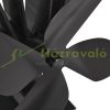 Fireplace Fan Black Style Stove Fan Heat Powered 4 Blade Fireplace Fan