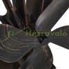 Kandalló ventilátor vintage stílusú kályhaventilátor hővel hajtott 4 lapátos kandallóventilátor