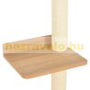 Cat scratching post for climbing cats with wall-mounted multi-level ladder 