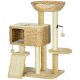 Cat scratching post 60x40x98 cm scratching post natural multi-level cat furniture cat house