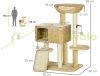 Cat scratching post 60x40x98 cm scratching post natural multi-level cat furniture cat house