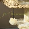 Cat scratching post 60x40x98 cm scratching post natural multi-level cat furniture cat house