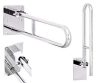 Folding Bathroom Toilet Handrail Stainless Standing Handrail Support for Disabled Elderly 60cm Long