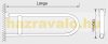 Felhajtható fürdőszoba WC kapaszkodó felállást segítő korlát támaszt rúd mozgássérült idős ember szá