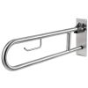 Folding bathroom toilet handrail stainless stand-up handrail for disabled elderly 77.5 cm long inox